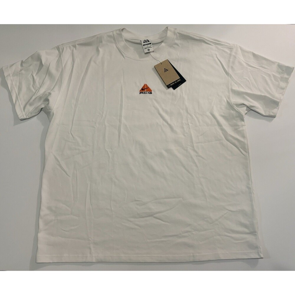 Nike ACG Lungs T-Shirt Men’s XL Summit White Center Logo Dri-Fit VTG Logo NWT